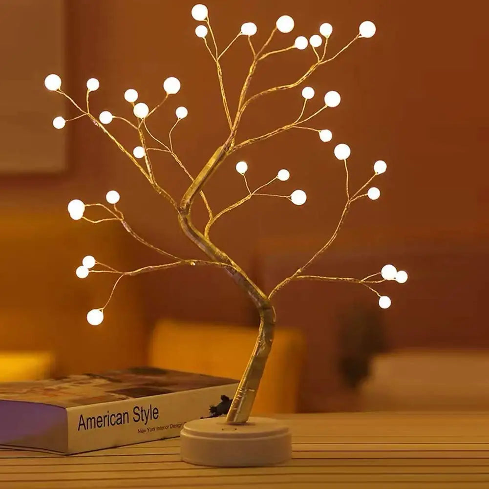 LustreGlow Pearl Tree Light