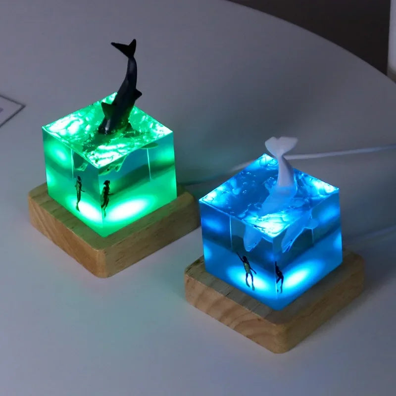 Seabed Glow Resin Lamp